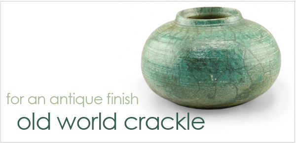 AMACO Old World Crackle Glazes AMACO Old World Crackle Glazes