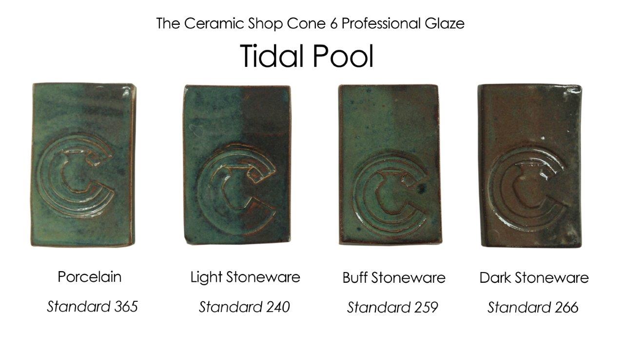 tidal pool glaze, the ceramic shop cone 6 professional glaze